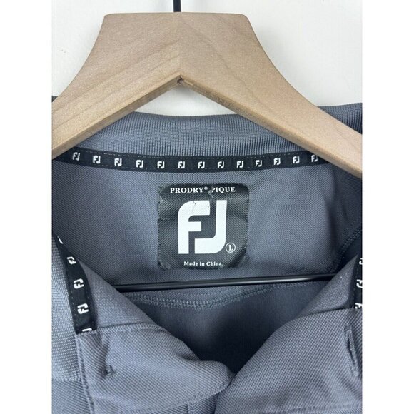 FootJoy ProDry Performance Pique Stretch Golf Polo Shirt - Picture 6 of 8
